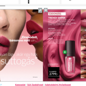 Avon Velvety Lip Mousse krémes ajakrúzs Crème Brûlée
