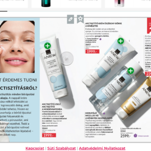 Anew Sensitive+ arctisztító krém érzékeny bőrre