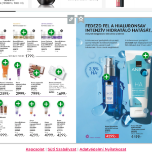 Anew regeneráló és bőrfeltöltő ampullák