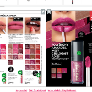 Avon Power Stay folyékony ajakrúzs