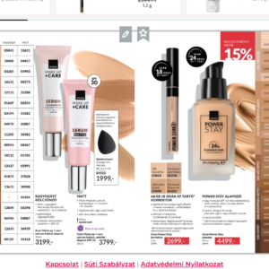 Make Up + Care Serum Foundation Radiant Finish 120N Porcelain
