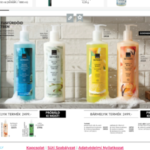 Tusfürdő Senses Secret Lagoon sárgadinnye és pézsma 720 ml