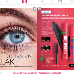 Avon Ultra Volume szempillaspirál Brown Black