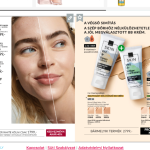 Avon SK!N mattító BB krém + SPF 15 Light
