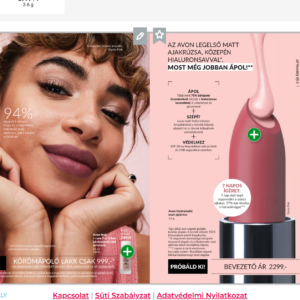 Avon Nail + care 7 az 1-ben körömápoló lakk Touch of Nude